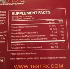 Test RX Ingredients