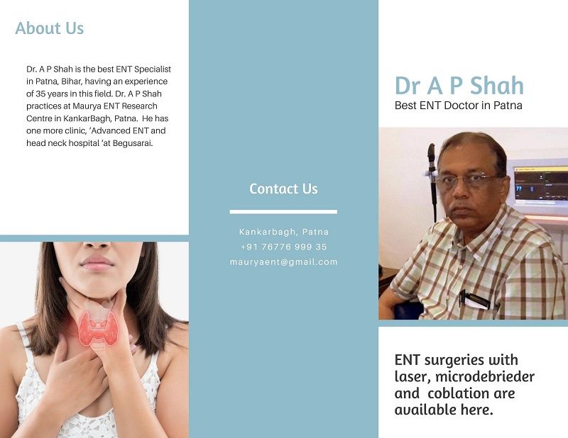 Dr. A P Shah – Best ENT Surgeon in Patna, Bihar