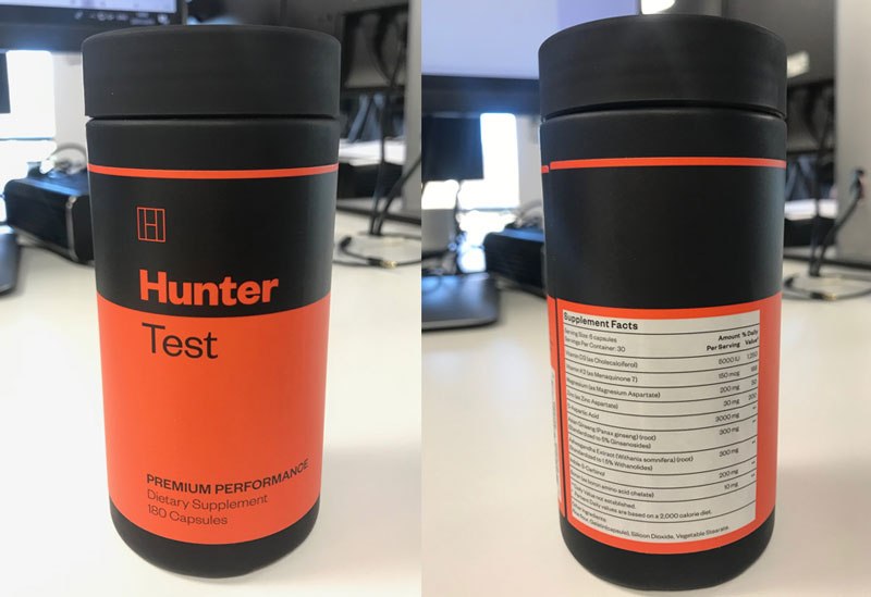Hunter test Ingredients