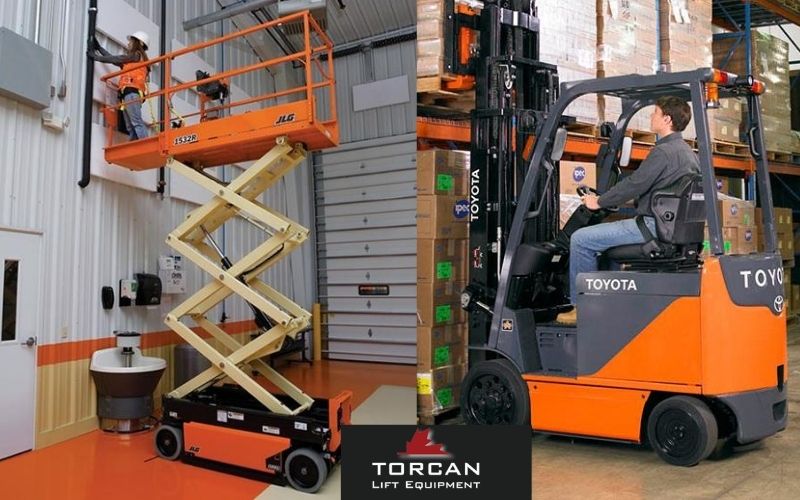 Know The Difference Between Forklifts Vs. Scissor Lifts