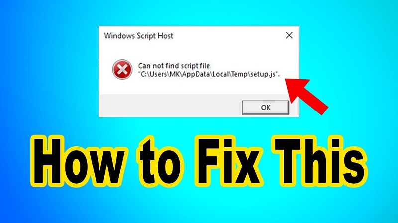 How to Fix Windows Script Host Error?