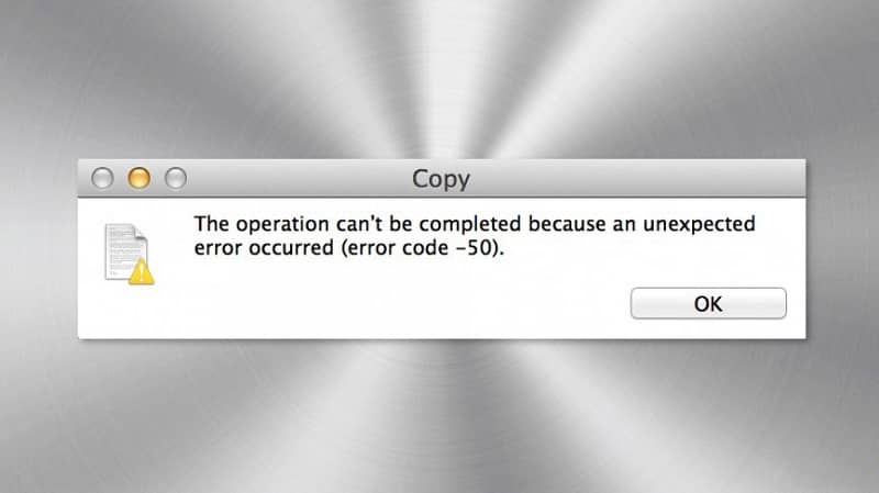 How to Fix Mac Error Code 50?