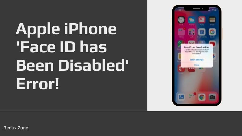 Apple iPhone ‘Face ID has been disabled’ error [Face Id Has Been Disabled Water]