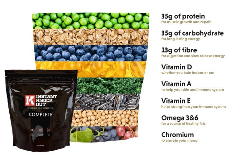 Instant knockout complete meal replacement shake ingredients