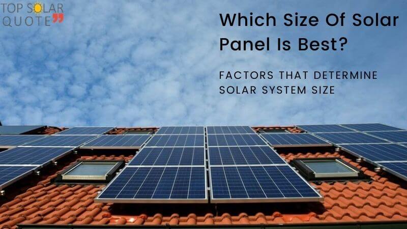 What Factors Determines the Best Solar System Size?