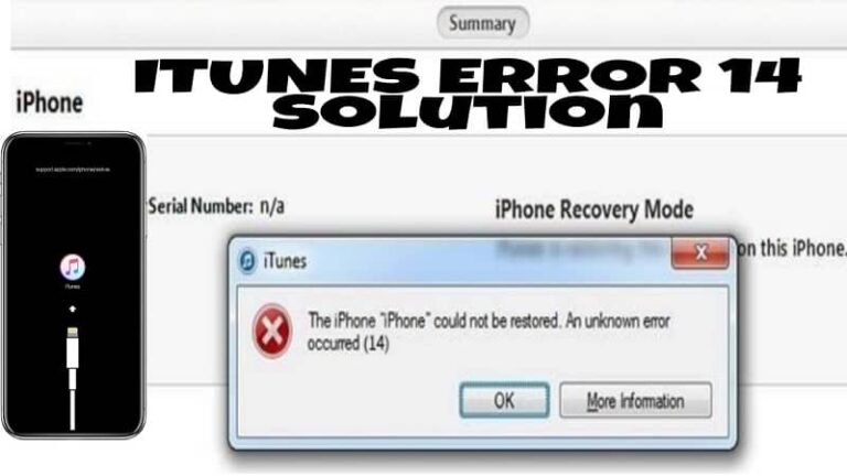 iPhone Error 14 [Quick iPhone 7 Error 14 Solution] | iPhone 6 error 14